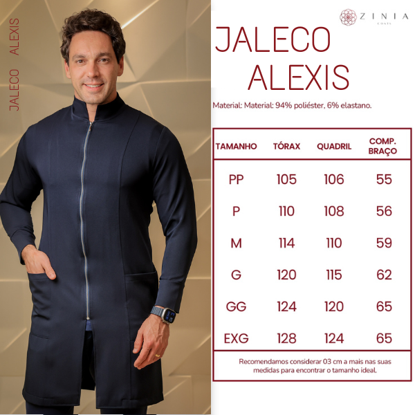 Jaleco Alexis azul